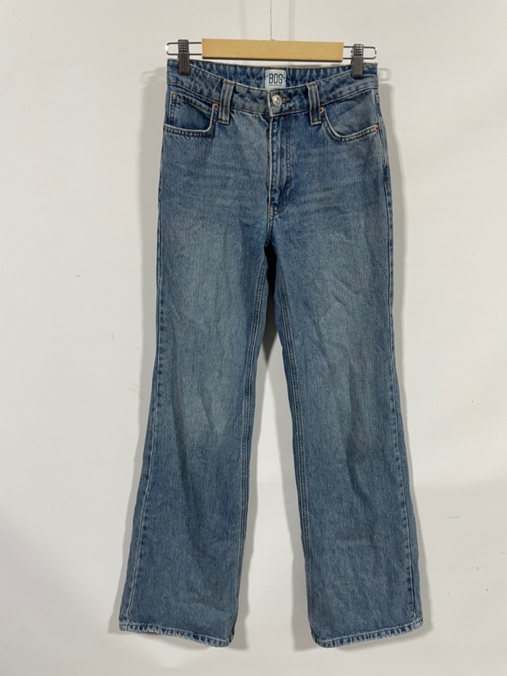 BDG Medium Wash Straight Leg Jeans - Blue Denim